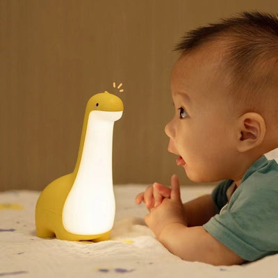 Dinosaur Night Light Cute Children's Night Light Eye Protection Bedside Timing Lamp USB Charging Room Decoration Children's Gift - Zambeel