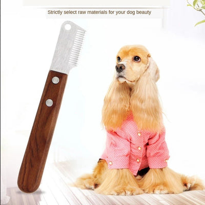 Dog Hair Removal Knife Pet Grooming Tool Shaving Comb Dog Accessories - Zambeel