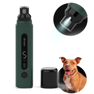 Dog Nail Grinder Electric Pet Nail Trimmers Rechargeable Cat Nail Grinders Super Quiet With 5 - Speed Setting For Small Medium Large Dogs Cats Claw Care Pet Products - Zambeel