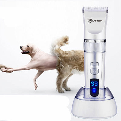 Dog Pet Charging Shaver Electric Clippers Professional Shaver Supplies - Zambeel