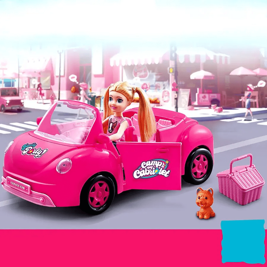 Doll & Convertible Car Playset - Zambeel