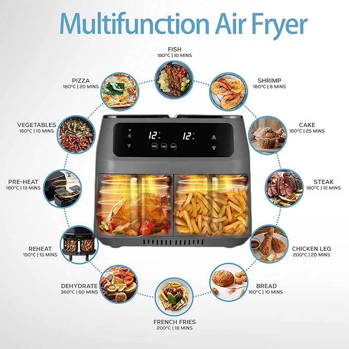 Double Air Fryer - Zambeel