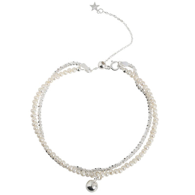 Double - layer Starry Pearl Bracelet For Girls - Zambeel