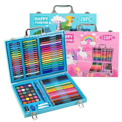 Drawing And Coloring Kit (128pc) - Zambeel