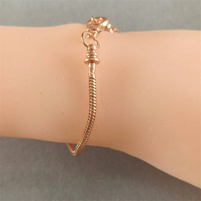 Dreamcatcher Bracelet Female Rose Gold Snake Bones Chain - Zambeel