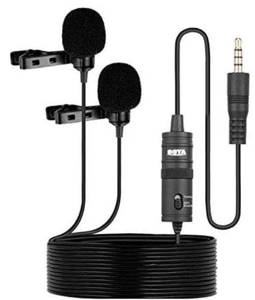 Dual Omnidirectional Lavalier Microphone - Zambeel