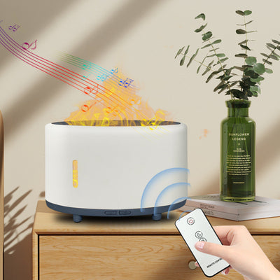 Outdoor Camping Bluetooth Music Flame Humidifier