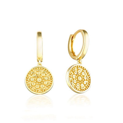 Earrings Retro Pattern Fashion Women - Zambeel