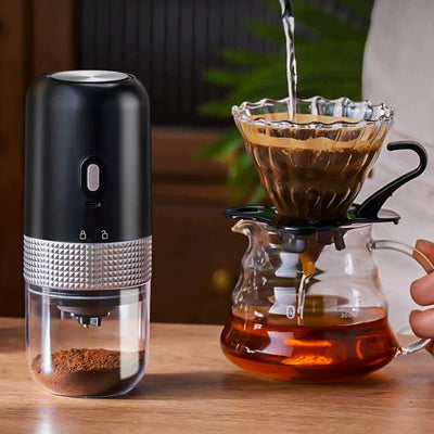 Electric Ceramic Coffee Grinder USB Charging Portable Outdoor Coffee Grinder - Zambeel