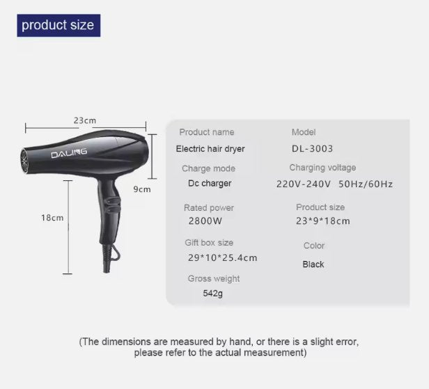 Electric Hair Dryer - Zambeel