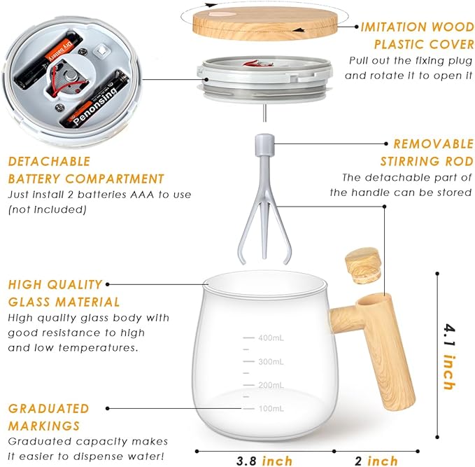 Electric Mixing Cup 400ML - Zambeel