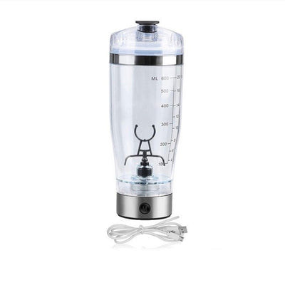 Electric Protein Shake Stirrer USB Shake Bottle Milk Coffee Blender Kettle Sports And Fitness Charging Electric Shaker Cup - Zambeel