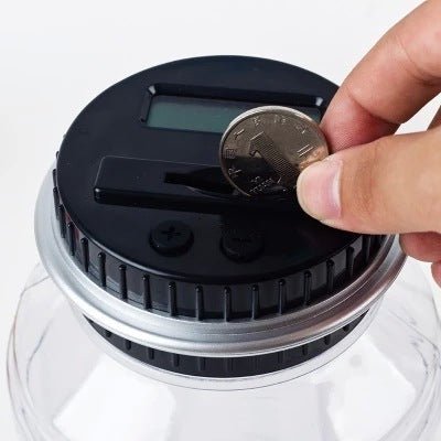 Electronic Digital Counting Coin Money Saving Box - Zambeel