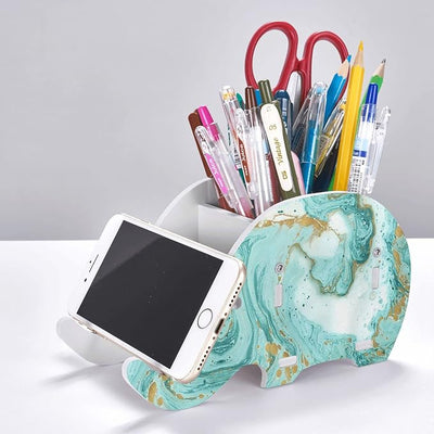 Elephant Pen Holder Storage Box - Zambeel