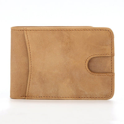 European and American RFID Men's Leather Wallet - Zambeel