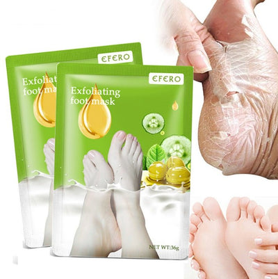 Exfoliating Foot Mask Foot SPA Pedicure Socks Removing Dead Skin Whitening Heels Feet Peeling Anti Cracked Foot Skin Care - Zambeel