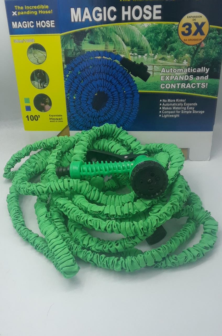 Expandable Garden Hose with Spray Nozzle - Zambeel