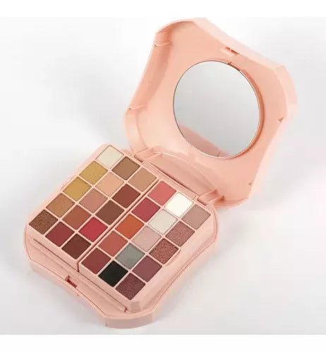 Eyeshadow Palette with Retractable Mirror - Zambeel