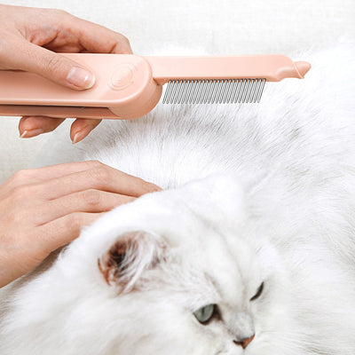 Pet Cat Dematting Comb Dog Grooming Styling Hair Removal Dense Teeth Massage Comb