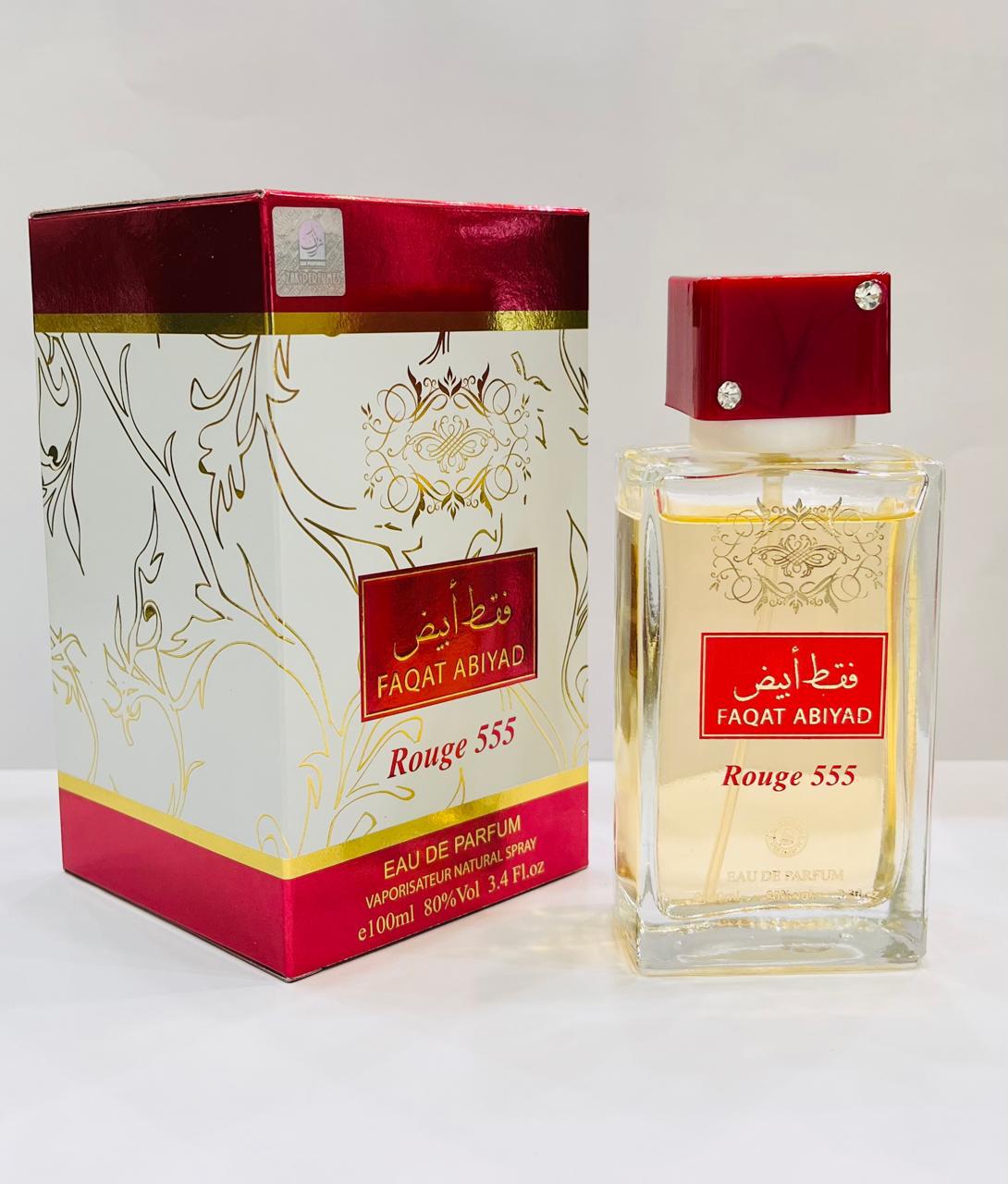 Faqat Abiyad Perfume (Rouge 555) - Zambeel