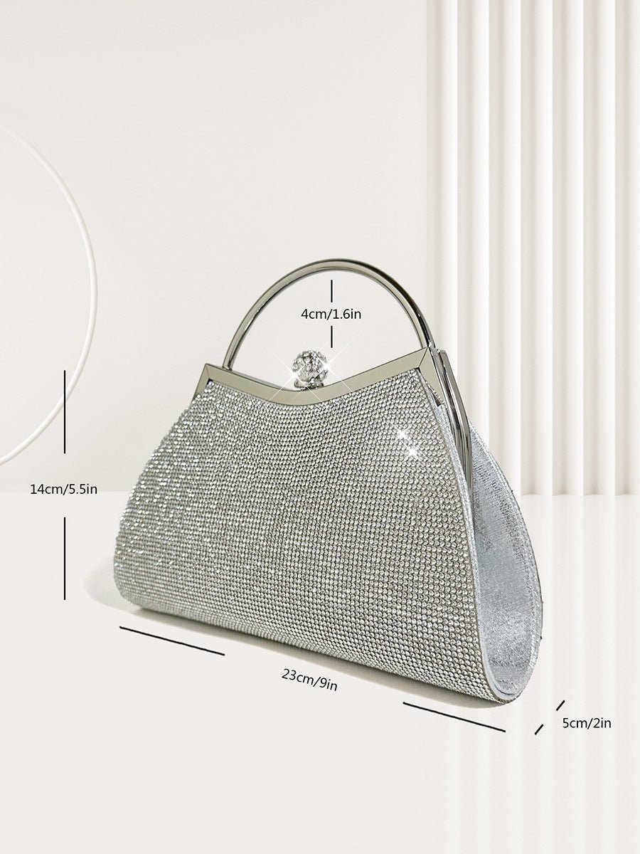 Fashion Personality Diamond Stud Portable Women's Bag - Zambeel