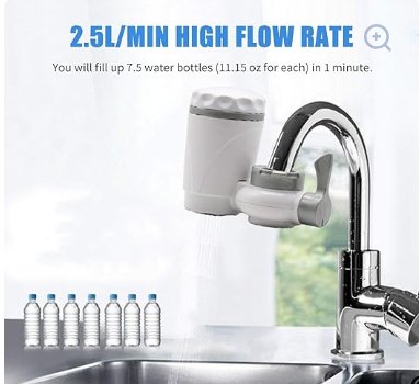 Faucet Water Filter with Activated Carbon - Zambeel