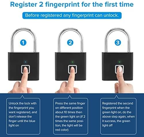 Fingerprint Padlock - Zambeel