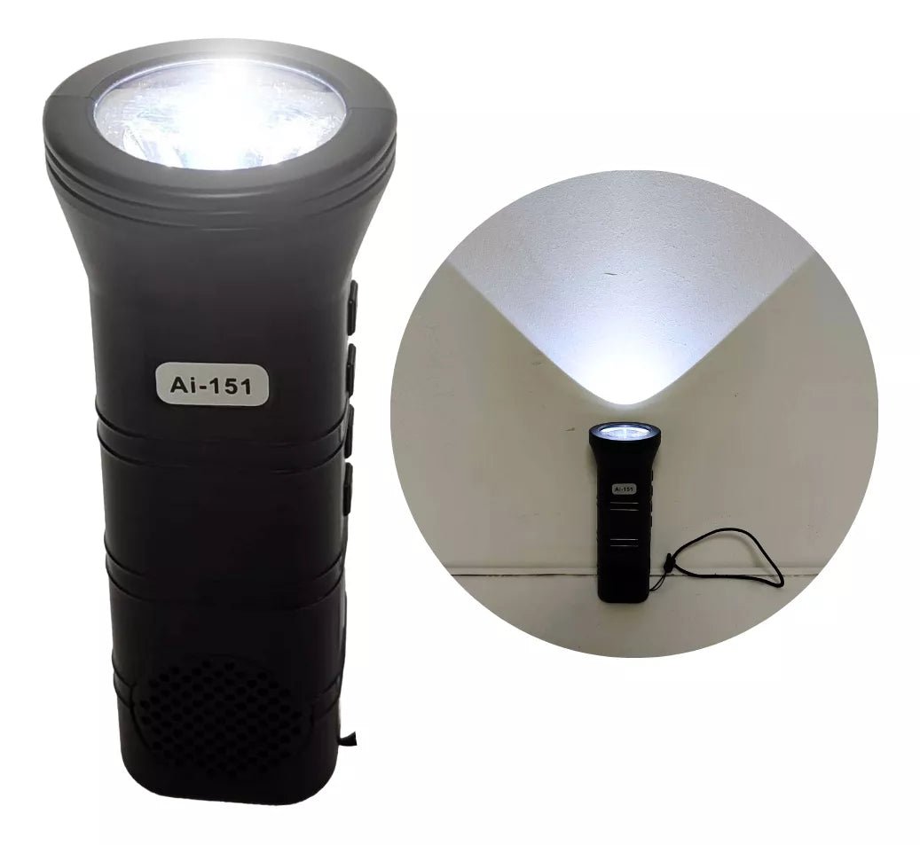 Flashlight Speaker Bluetooth Radio - Zambeel