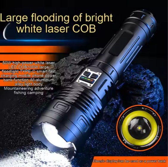 Flashlight With USB Port - Zambeel