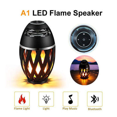 Flight - carrying Flame Bluetooth Speaker Box Home Decoration - Zambeel