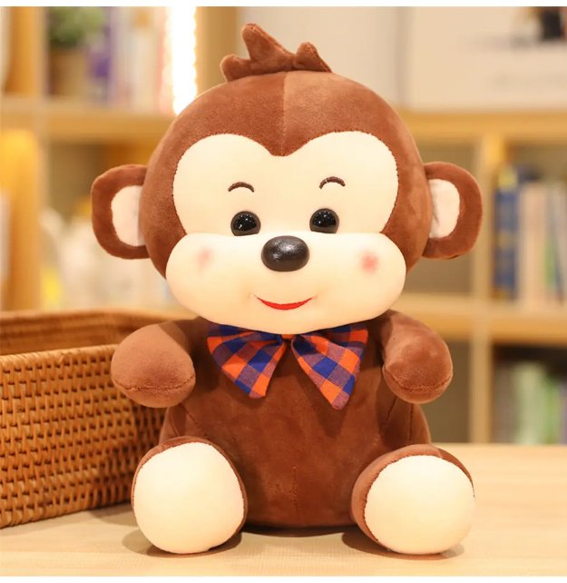 Fluffy Monkey Plush Toy - Zambeel