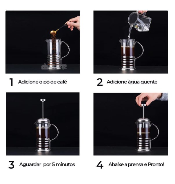 French Press Glass Coffee Maker - Zambeel