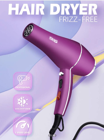 Frizz Free Hair Dryer - Zambeel