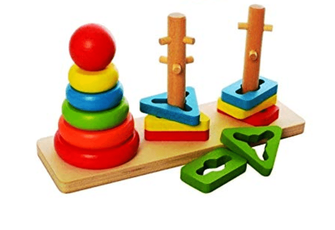 Fun Blast Wooden Shapes Toys - Zambeel