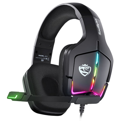 Gaming Headset RGB Wired Computer Headset PS4 Headset - Zambeel