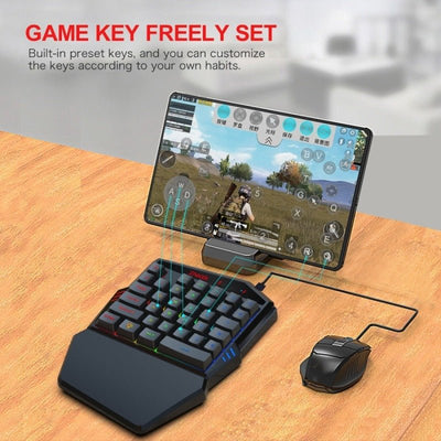 Gaming Keyboard Throne One Mouse Set - Zambeel