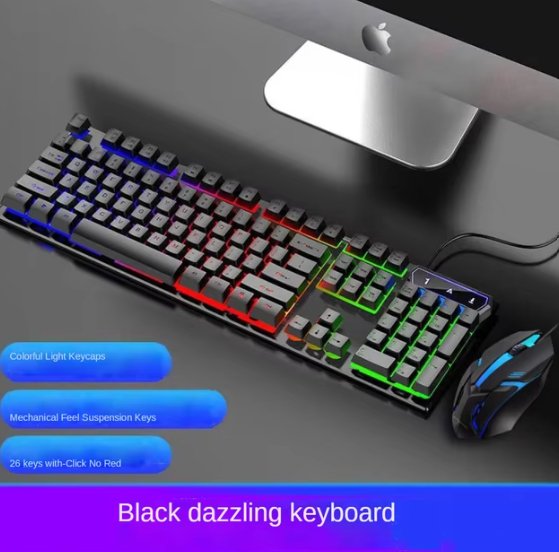 Gaming Keyboard & Wired Mouse - Zambeel