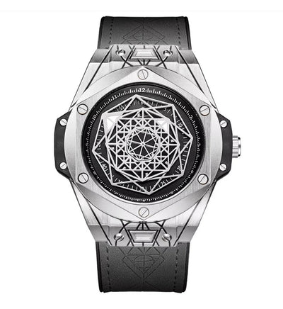 Geometric Metallic Watch - Zambeel