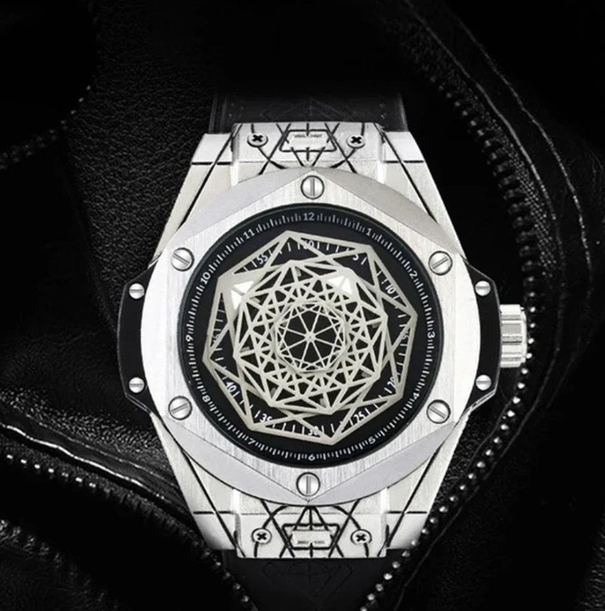 Geometric Metallic Watch - Zambeel