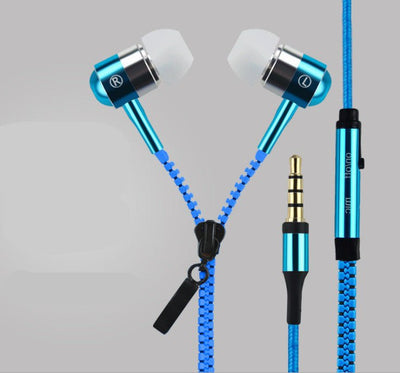 Glowing Zipper Earphones - Zambeel