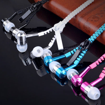 Glowing Zipper Earphones - Zambeel