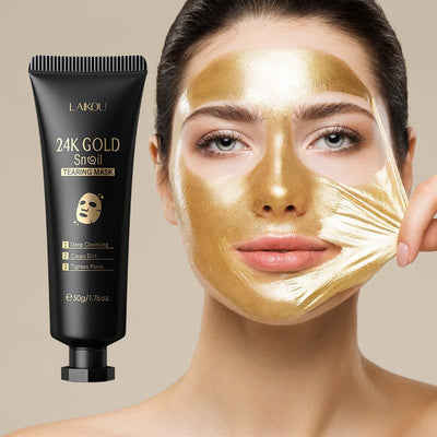 Gold Foil Snail Tear - Off Mask Hydrating - Zambeel