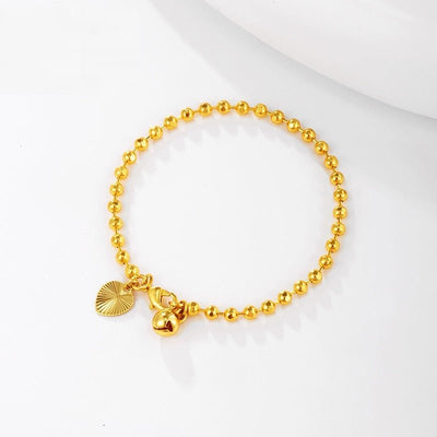 Gold Plated Ball Bracelet Ornament European And American Simple - Zambeel