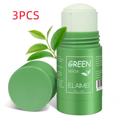 Green Tea Cleansing Blackhead Oil Control Acne Smear Mask - Zambeel