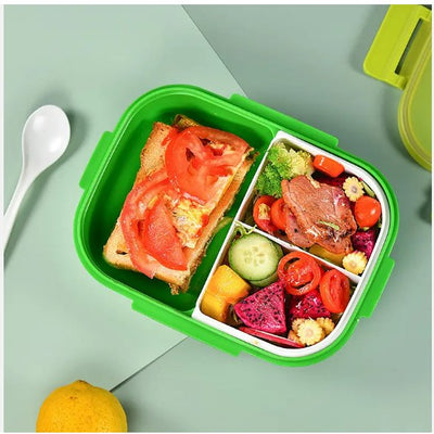 Grid Lunch Box With Water Bottle - Zambeel