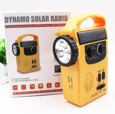 Hand - Cranked Radio Emergency Light - Zambeel