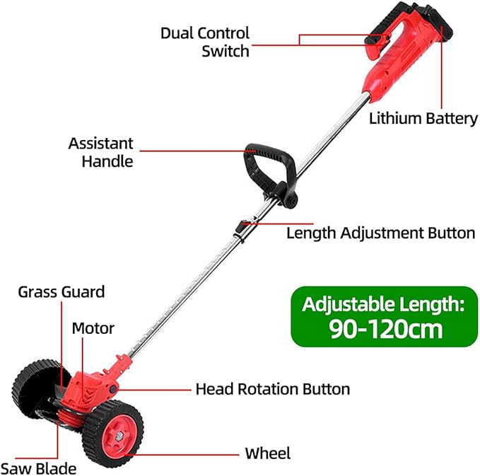 Hand Push Lawn Mower - Zambeel