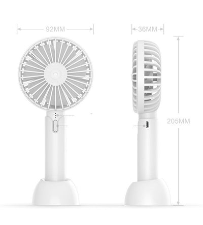 Handheld Mini Silent Desktop Small Electric Fan Portable Handheld Fan - Zambeel