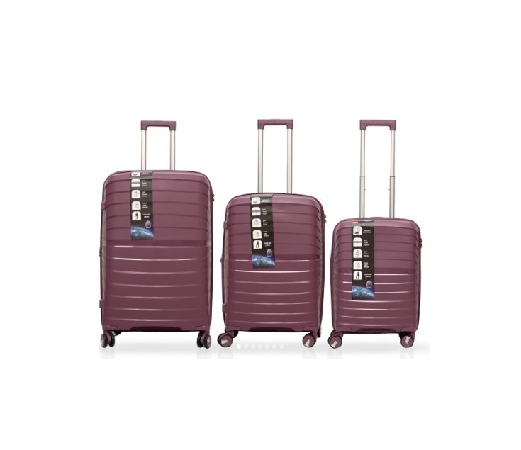 Hard Case Luggage (Pack of 3) - Zambeel