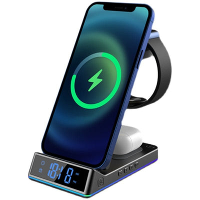 Headset Clock 5 - in - 1 Wireless Charger - Zambeel